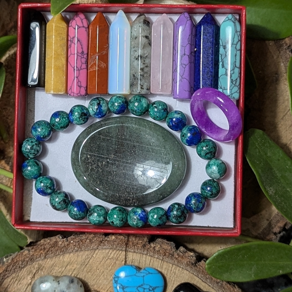 Natural Stone Collection Bracelet Necklace Chakra Crystal Gemstone Collection - Picture 3 of 16